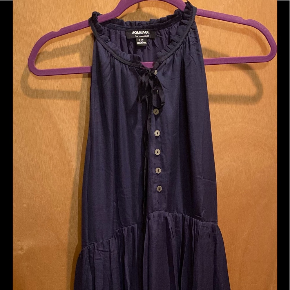 Great casual dress by Hommage Navy size Large